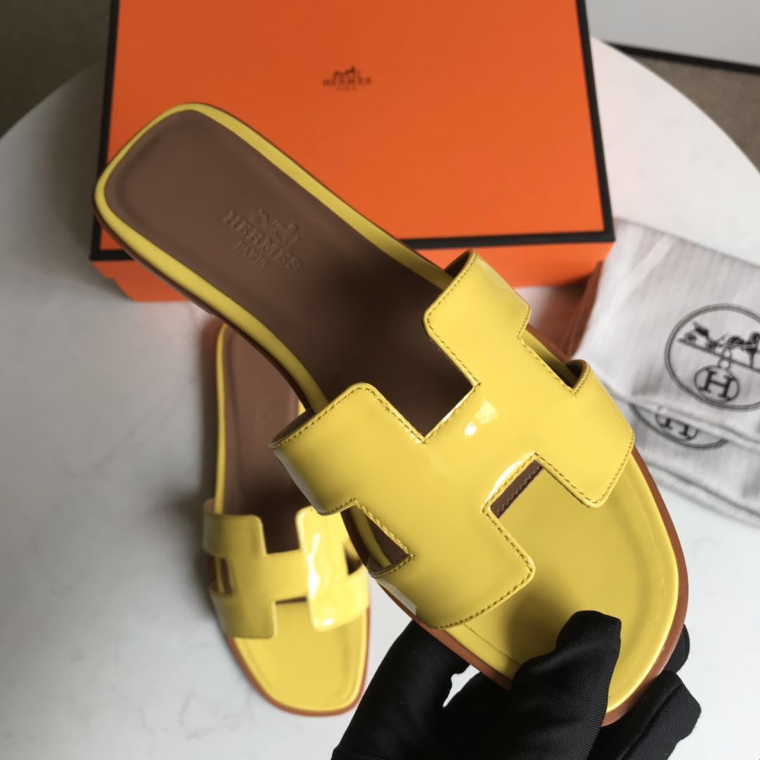 에르메스 올수공 오란 슬리퍼 샌들 페이던트 15